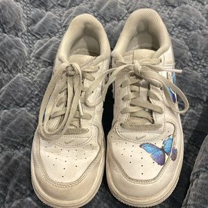 Custom Nike butterfly print sneakers